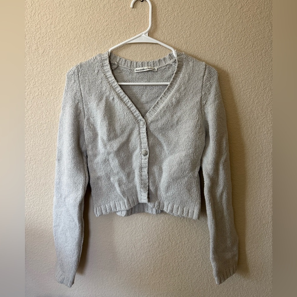 Abercrombie grey cardigan